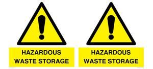 HAZARDOUS WASTE STORAGE